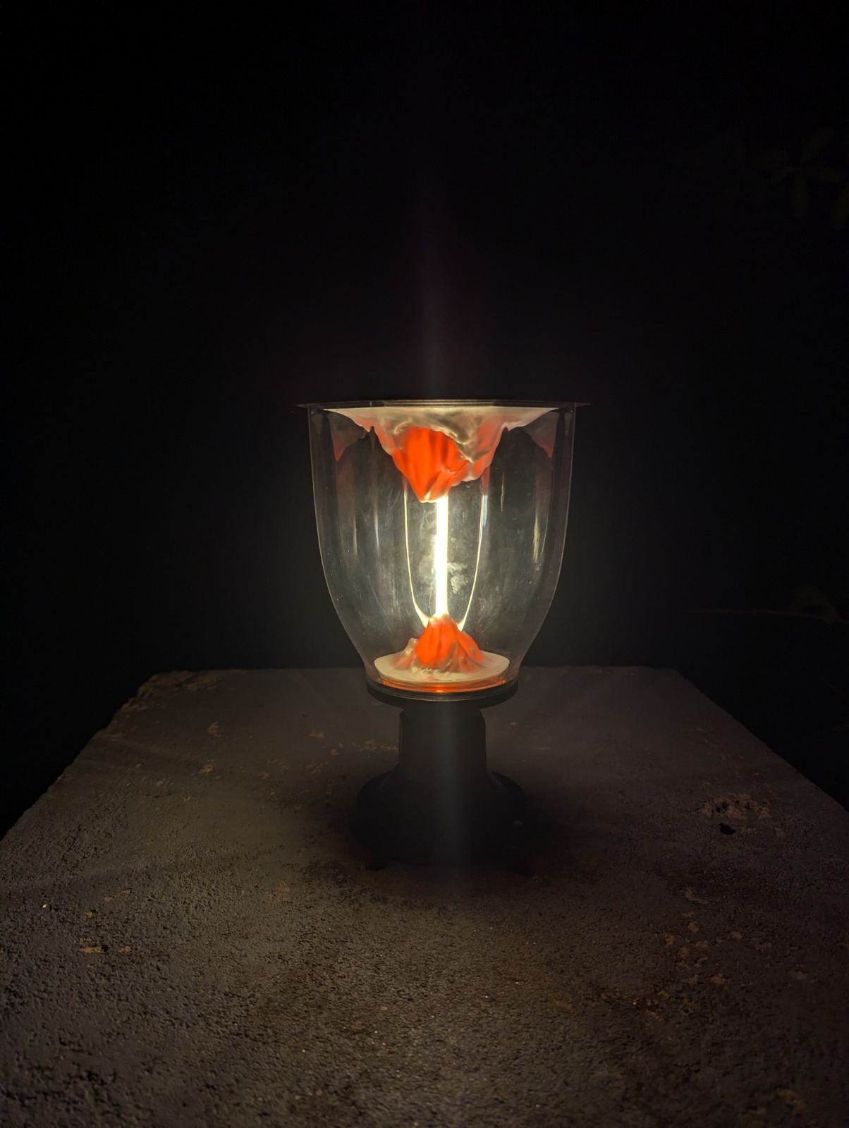 Tapetum Gate Light Volcano Series — real installation photo